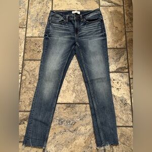 BKE Buckle Dark Wash Ankle Jeans